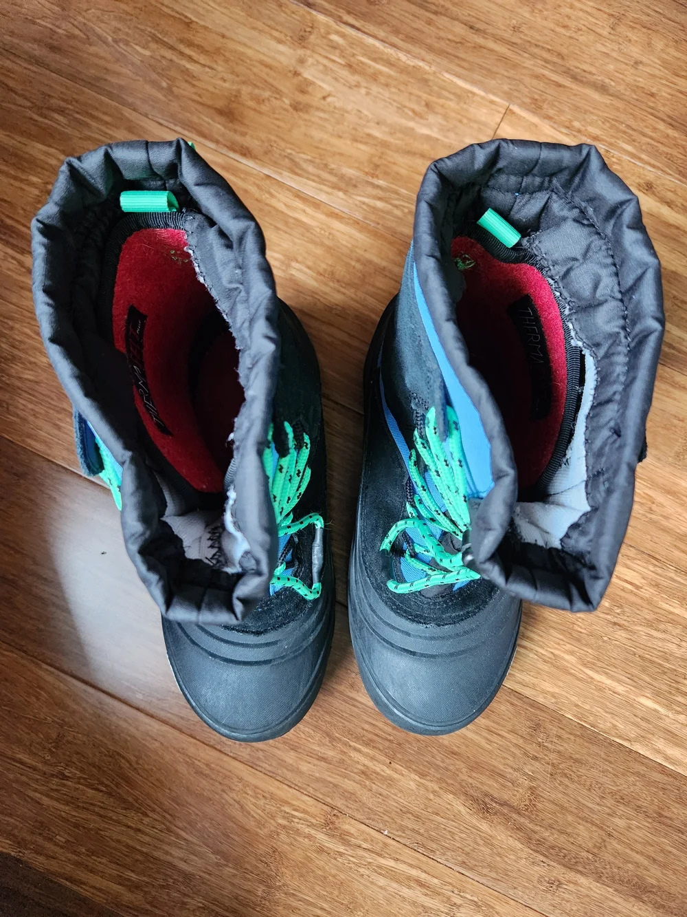 The North Face Z23120 Kids Waterproof Blue Alpenglow V Winter Boots Youth Size 5